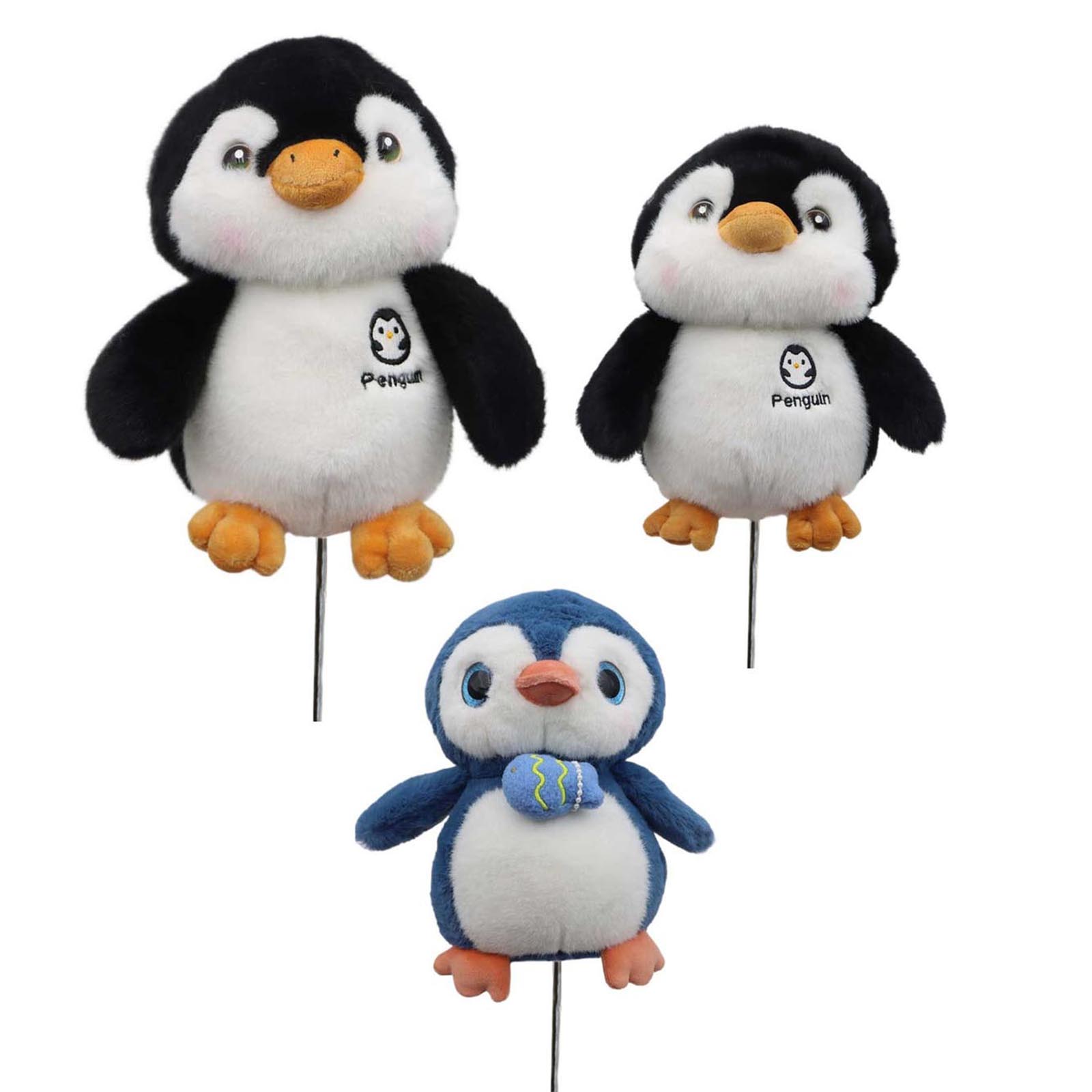 Golf Driver - かわいいぬいぐるみペンギンゴルフクラブヘッドカバー ドライバー フェアウェイウッドプロテクター ゴルフクラブヘッドカバー