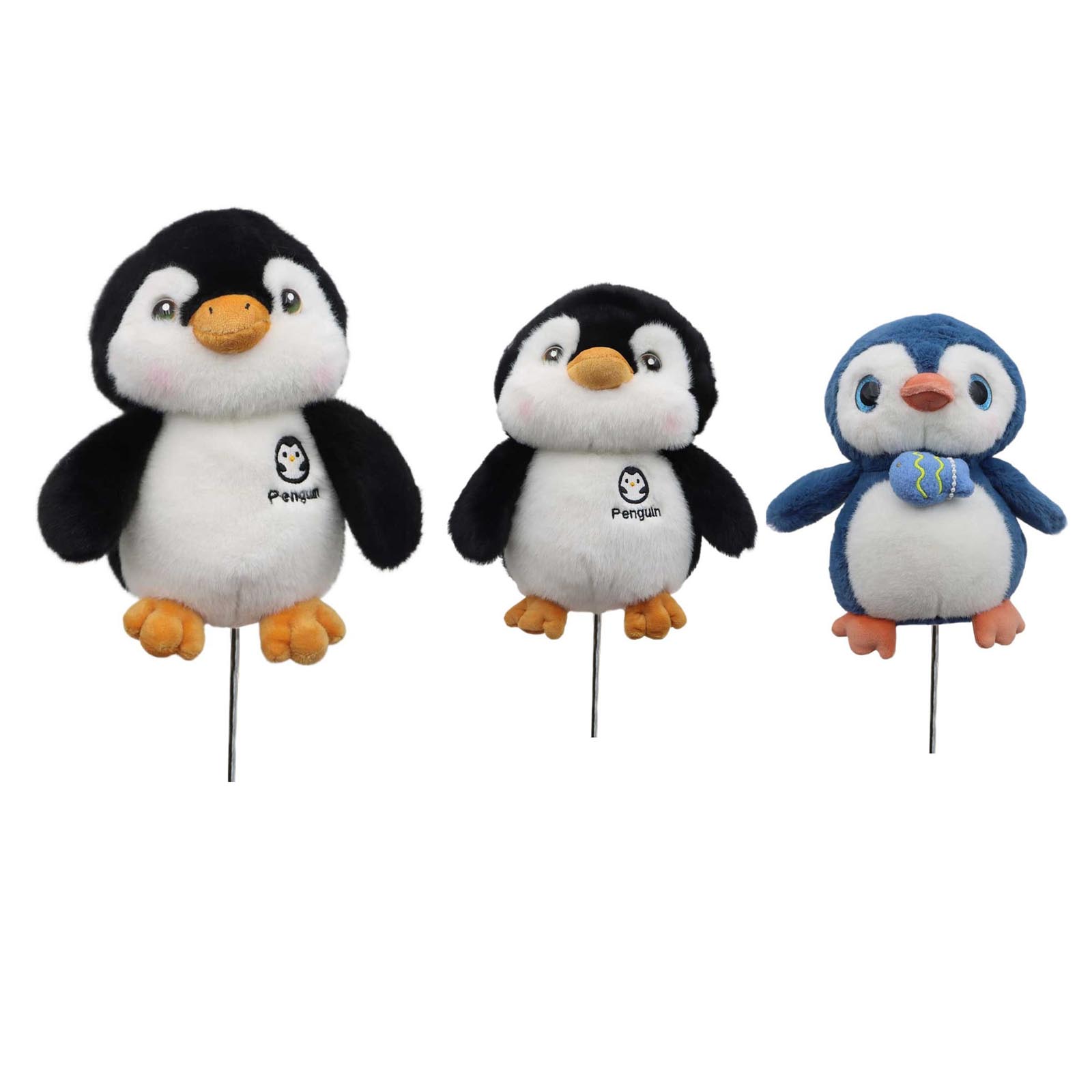 かわいいぬいぐるみペンギンゴルフクラブヘッドカバー ドライバ - Golf Driver のレビューと価格