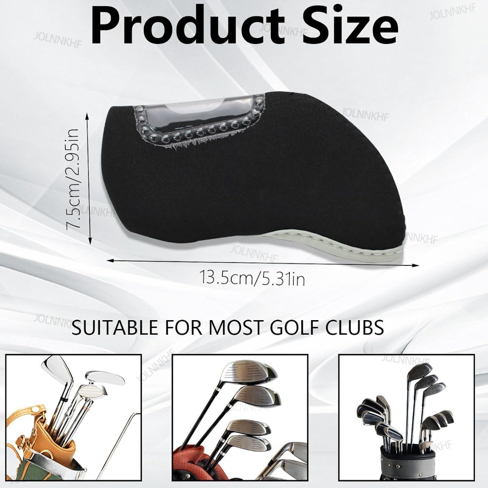 クリアで目に見えるヘッドカバー 10 個入りゴルフカバー ゴ - Golf Clubs のレビューと価格