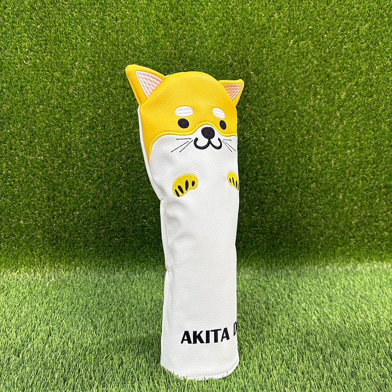 ゴルフクラブヘッドカバーセット 犬の漫画柄 ドライバー フェ - Golf Clubs のレビューと価格
