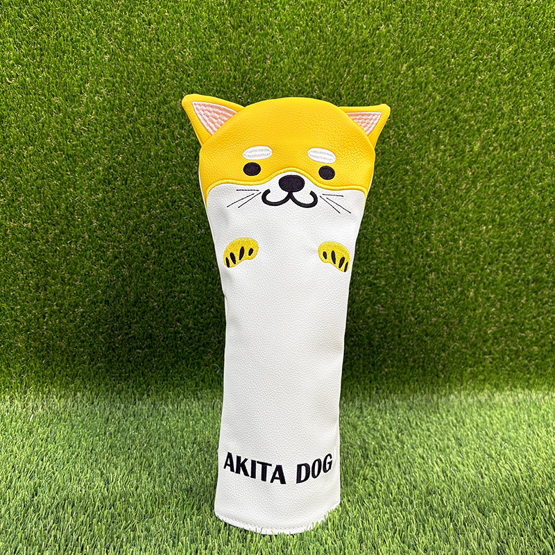 ゴルフクラブヘッドカバーセット 犬の漫画柄 ドライバー フェ - Golf Clubs のレビューと価格